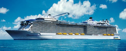 Tàu khách 5 sao mới nhất và thông minh nhất thế giới Ovantion of the Seas lần đầu cập cảng Chân Mây